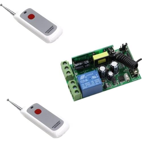 AC 85V 120V 110V 220V 230V 250V Wireless Remote Control Switch 10A Relay Switch Receiver Transmitter For Lamp/Light LED ON OFF