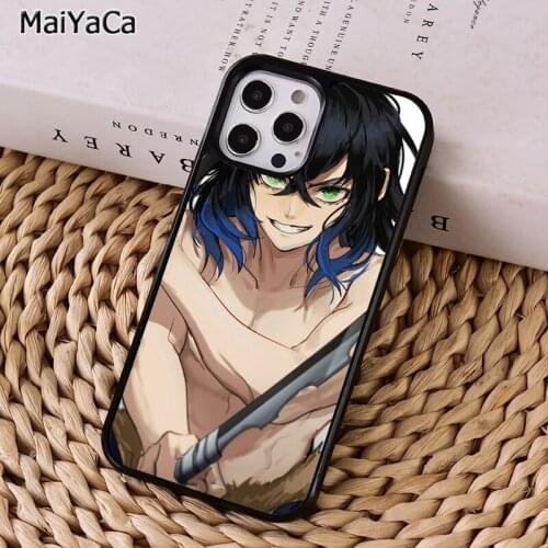 MaiYaCa Hashibira Inosuke Demon Slayer Phone Case For iphone 11 12 mini Pro X XR XS MAX 6S 7 8 Plus 5S SE 2020 Cover coque Shell