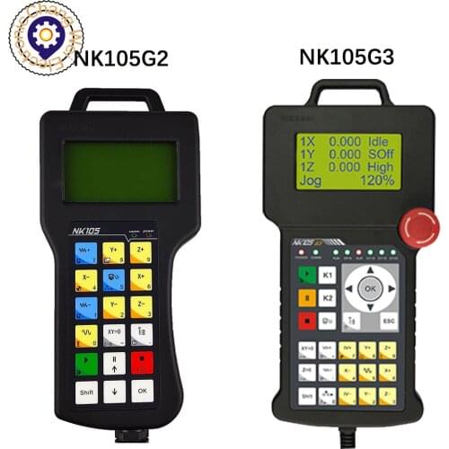 CNC NcStudio 3-axis motion controller woodworking engraving machine handle type offline controller Weihong NK105 DIY