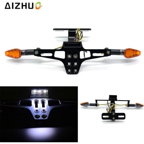 Motorcycle License Plate Holder Led Light For HONDA CBF1000 VFR 750 800 1000F CBR125R CBR300R CB300F CBR500R CB500F GROM