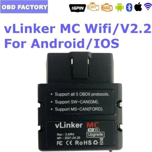 4.0/WIFI Vgate vlinker MC iCar Pro Bluetooth OBDII Diagnostic Tool OBD2 Scanner For Android/IOS as icar2 ELM327 Auto Code Reader