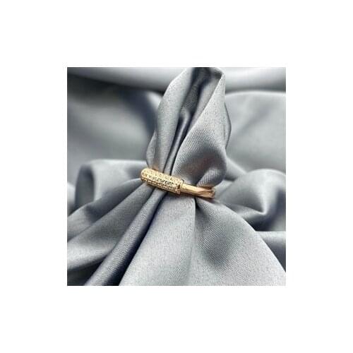 Stripe Zircon Stone Ring