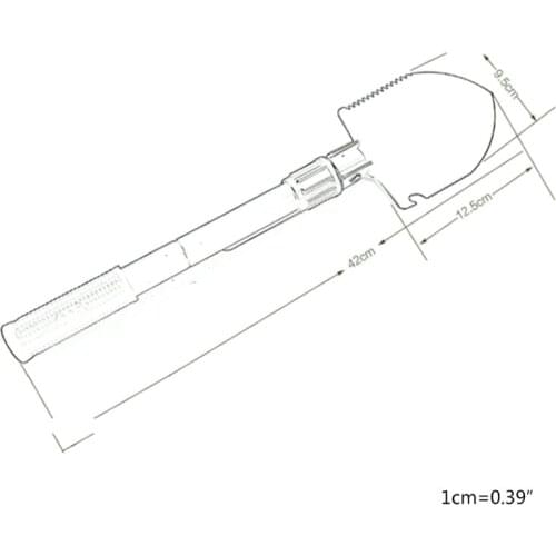 Multi-Purpose Military Folding Shovel Camping Hiking Survival Tools New T3EC