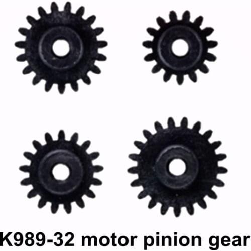 FATJAY WLtoys 1/28 cars motor pinion gear K989-32 original spare parts for K969 K979 K989 K999 P929 P939