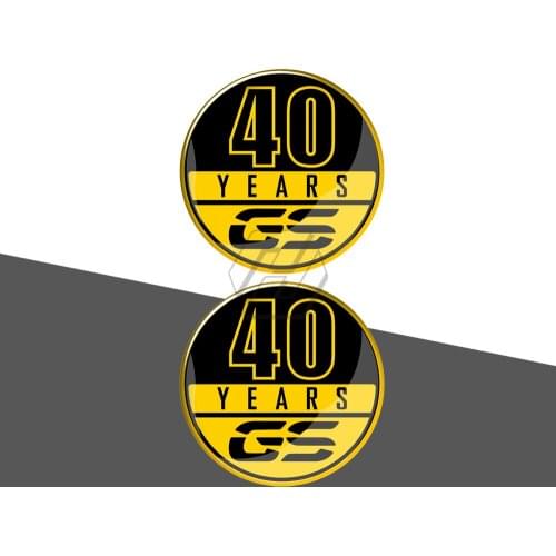 Motorcycle Tank Pad Sticker Case for BMW 40 Years GS Decals F700GS F800GS F850GS R1200GS R1250GS etc