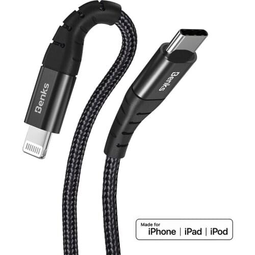 Original MFI usb type c to lightning cable for iPhone 11 pro xs max xr 8 7 6s plus 5se apple ipad charger pd fast charging short