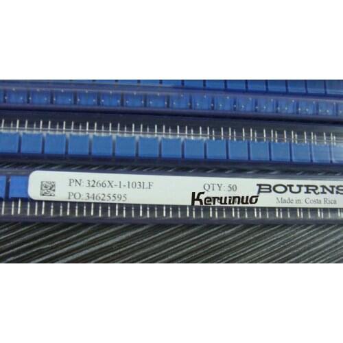 ORIGINAL 3266X-1-103LF BOURNS 3266X 1/4' CERM TRIMMER 10K 103LF