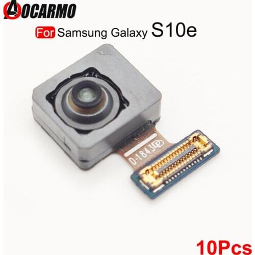 10Pcs/Lot Front and Rear Back Camera For Samsung Galaxy S10e G970 Main Facing Camera Flex Replacement Parts