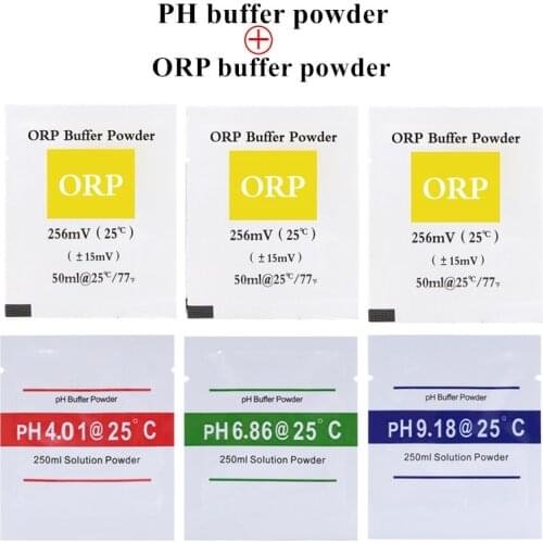 PH Buffer Powder ORP calibration powder buffer Measure Calibration Solution ph4.00/6.86/9.18 Calibration Point PH Meter 40% off