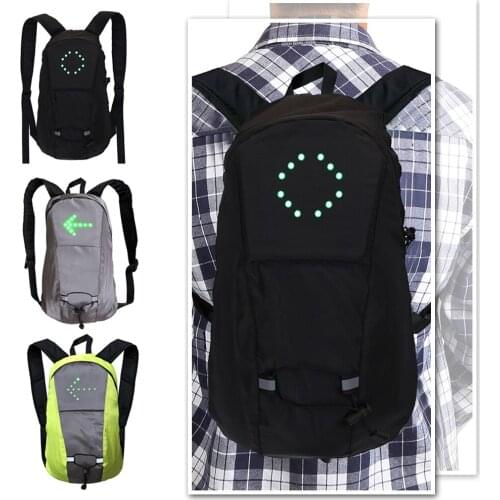 Ultralight Bicycle Bag Bicycle Backpack Waterproof Sport Backpack with LED Safety Display Outdoor Cycling Hiking Bagpacks