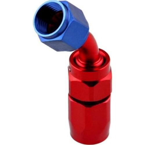 Universal AN6 Aluminum Swivel Hose End Fitting Adapter for Oil Fuel Hose Line Automobile Oil Cooler and Gasoline Hose Car Part