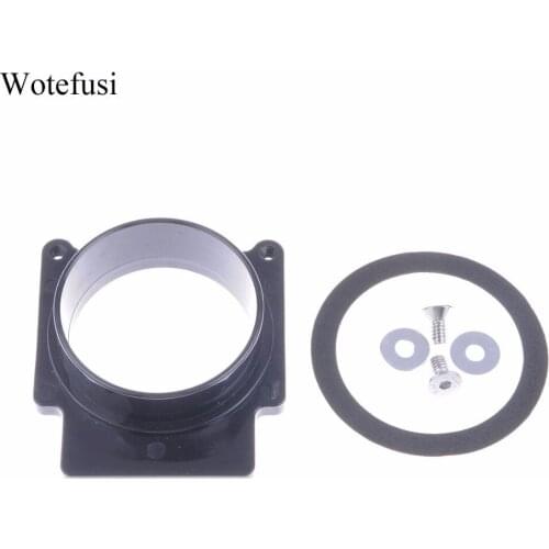 Wotefusi Motorcycle Air Filter Intake Black Adapter For Yamaha YFM350 Raptor All Year [PA453]