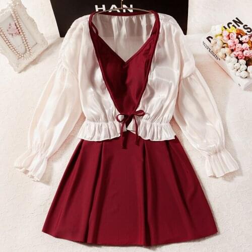 2021 Women Solid One Piece Swimwear Bandage Bathing Suit Swim Beach Dress with Top Sexy Swimming Suit Female Swimsuit Swimdress