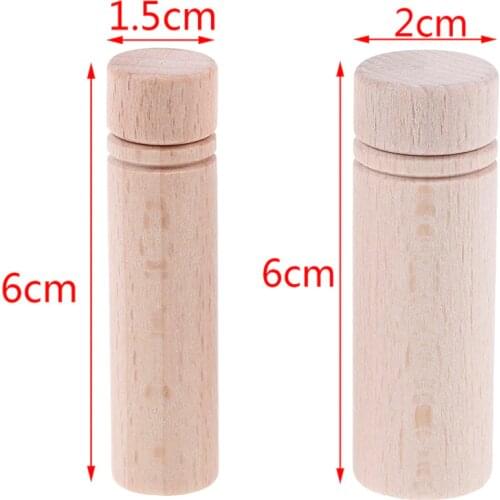 1Pc Wooden Portable Needle Storage Case Wooded Container DIY Sewing Embroidery Pins Organizer