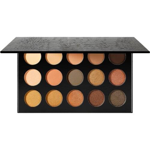 10 Piece Pearl Sequins Matte Crocodile Pattern Eyeshadow Power Palette Glitter Highlighter Make up Private Label