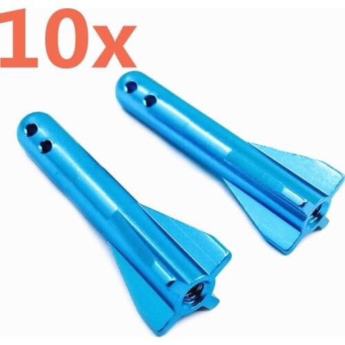 10Pcs RC Cars 03009 Metal Battery Cover Post Upgrade Parts For 1/10 Model RC Model Remote Control Car Himoto Redcat HSP Racing