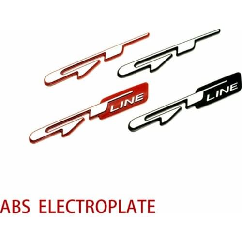 ABS Plating GTline Logo Suitable For Sonata Kia GT LINE ELANTRA Sportage Stinger KX5 K3 K4 K5
