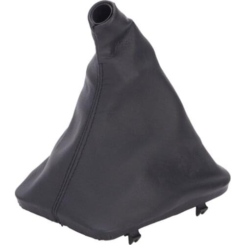 Car PU Leather Gear Shift Knob Stick Dust Cover Gear Gaiter Boot Cover For BMW E30 E34 E36 E46 Z3 Car Styling