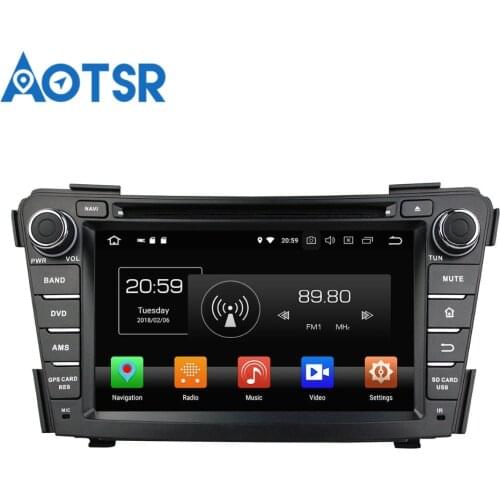 Aotsr Android 8.0 7.1 GPS navigation Car DVD Player For Hyundai I40 2011-2014 multimedia radio recorder 2 DIN 4GB+32GB 2GB+16GB