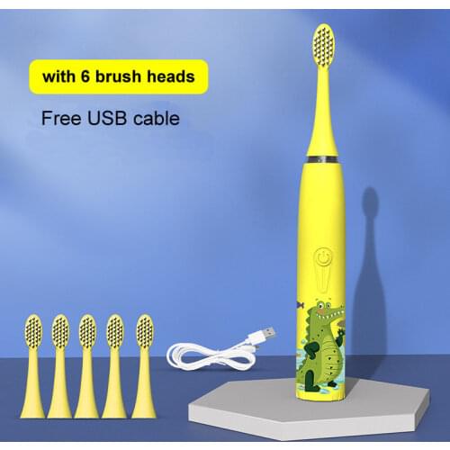 Gollinio sonic Electric Toothbrush usb fast charging kids tooth brush electronic Rotating Health Soft Teeth Brush case GL26A