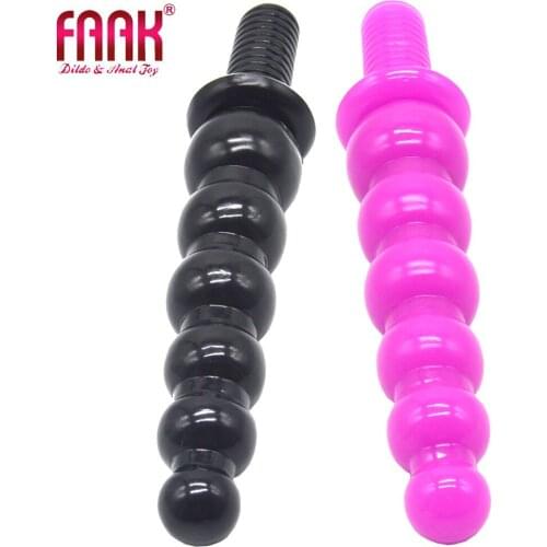 FAAK 36* 5cm Long Anal Beads Prostate Massager for Male Anal Plug Butt Plug Sex Toys for Women Men Anus Dilator Adults Products