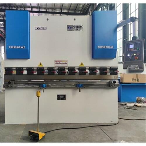 Hot Sale WC67K-100T2500 E21 Controller System SS CC Aluminium Galvanized Alloy Sheet Bending Press Brake
