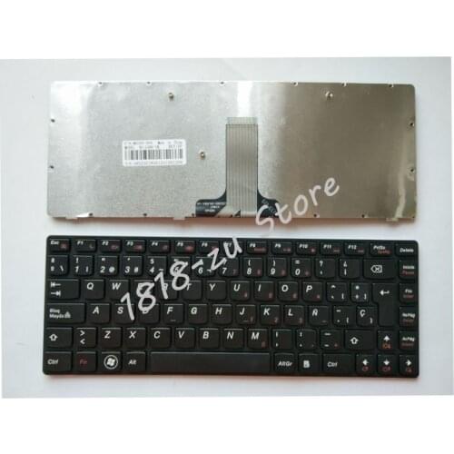 Spanish Laptop keyboard for LENOVO G480 G480A G485 G485A Z380 Z480 Z485 G490AT G490 B480 B485 G410 G405 black keyboard SP
