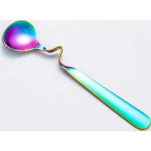 Coffee Spoon Hanging On Cup