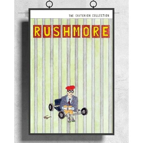 L166 RUSHMORE Movie Classic 01 Silk Fabric Poster Art Decor Indoor Painting Gift