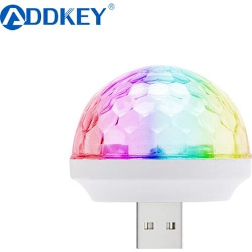 Genuine Mini USB Party Lights Disco Ball Professional Microphone Accessories Strobe Stage Light For E106 Karaoke Microphone