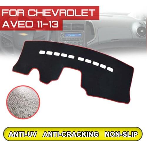 For Chevrolet Aveo 2011 2012 2013 Car Dashboard Mat Anti-dirty Non-slip Dash Cover Mat UV Protection Shade