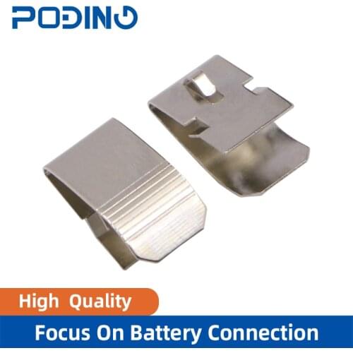 Poding High Quality 18650 Battery Holder RoHS Spring Steel CR123A Battery Contact For Snap On BC-5205