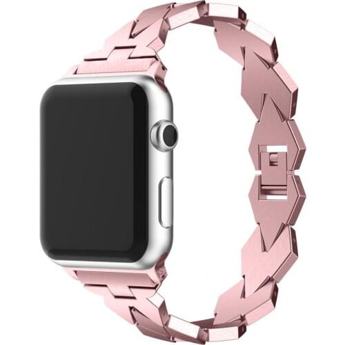 Steel Diamond Style Strap Bracelet For Apple Watch Band 38mm 40mm 42mm 44mm Apple iWatch Strap Series 1 2 3 4 5 Watchbands