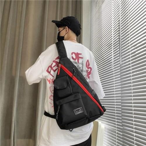 Weysfor Vogue Man Personal Pocket Bag Holster Tactical Shoulder Sling Vintage Crossbody Bags Outdoor Zipper Anti-theft Mens Bag