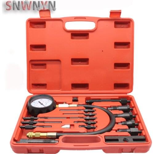 High Presicion TU-15B Diesel Engine Compression Cylinder Tester Tool Kit Set Pressure Gauge