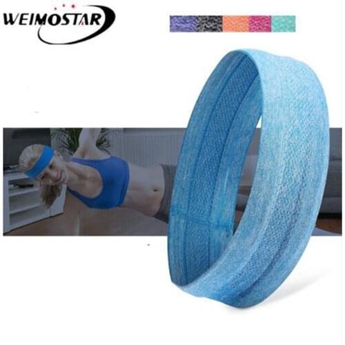 Weimostar Cycling Headscarf Ciclismo 1pc Elastic Headband Softball Anti-slip Silicone Sports Running Hair Bands 6-colors