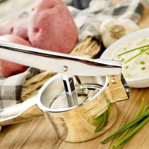 2021 New Pattern Stainless Steel Potato Masher Potato Masher Manual Juicer Pumpkin Masher Kitchen Tools