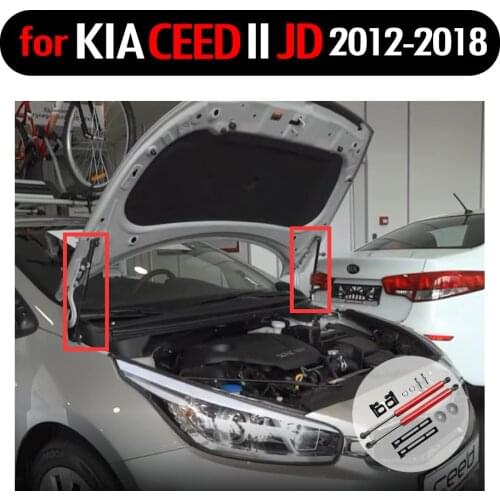 Lift Support Shock for Kia Ceed Cee'd II JD 2012-2018 Absorber Damper Carbon Fiber Bonnet Modify Gas Struts