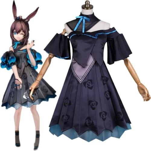 Anime New Arknights Almea Loli Costume Cospaly Dress Set Customization
