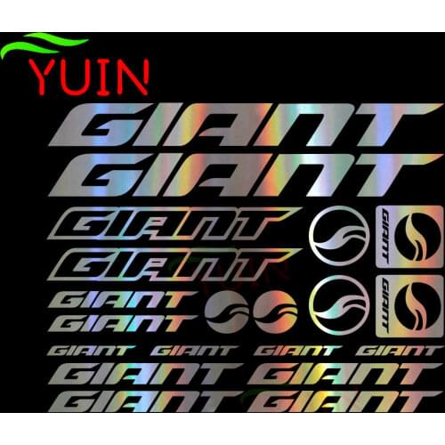 Car Sticker A Set of Giant Bicycle Stickers Personalized Waterproof Decoration Accessories PVC Preloaded Bike Decal 18*15cm