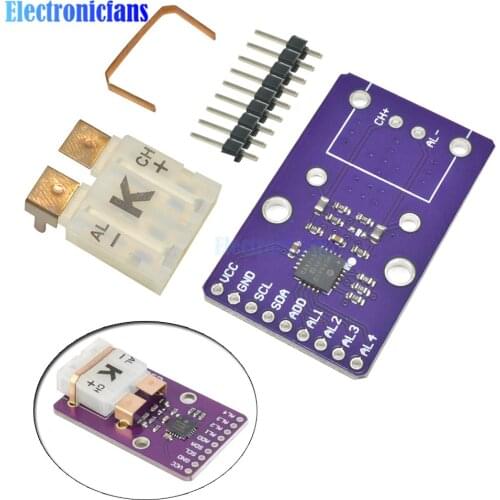 CJMCU-96 MCP9600 Type K/T/J Thermocouple Converter Module Supports I2C IIC Interface EMF Temperature Conversion