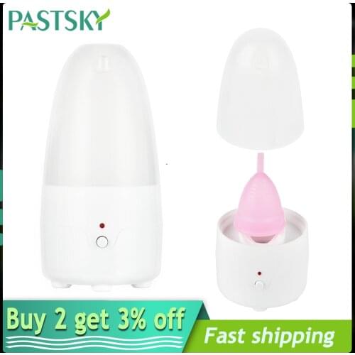 Electric Menstrual Cup Steam Sterilizer kubeczek menstruacyjny Disinfection Box Home Feminine Hygiene Health Care Tool for Women