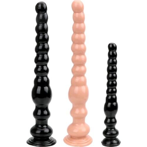 IKOKY With Suction Cup Butt Plug Prostata Massage Sex Toys For Woman And Men Large Dildo Masturbation Anus Backyard Beads