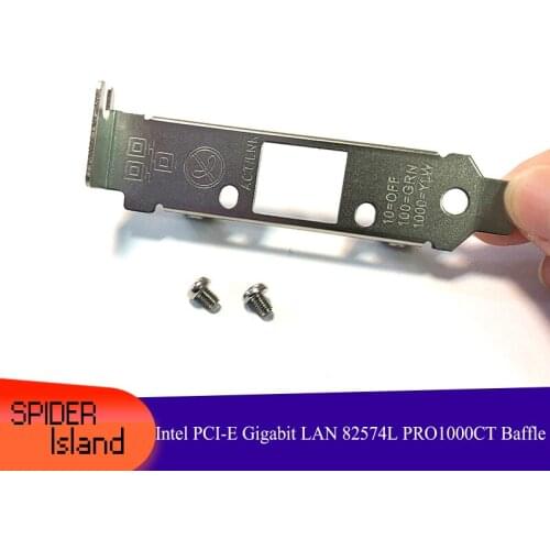 Intel 9301CT Intel PCI-E Gigabit LAN 82574L PRO1000CT 8cm Low Profile baffle with Screw
