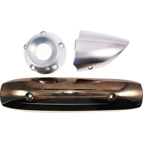 Motorcycle Exhaust Pipe Cover Cowl Protector Heat Shield Guard for Yamaha TMAX500 TMAX530 2011-2016 TMAX 500 530 T-MAX