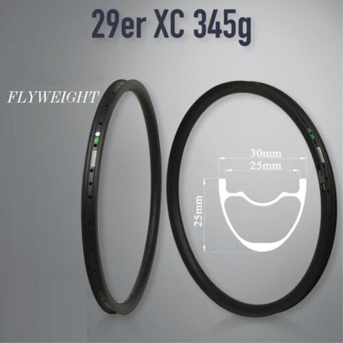 Carbon Mtb Rim XC AM DH Bicycle Rim 29er Mtb Hookless Asymmetric 24 27 30 35 40 50mm Width 29mm Depth