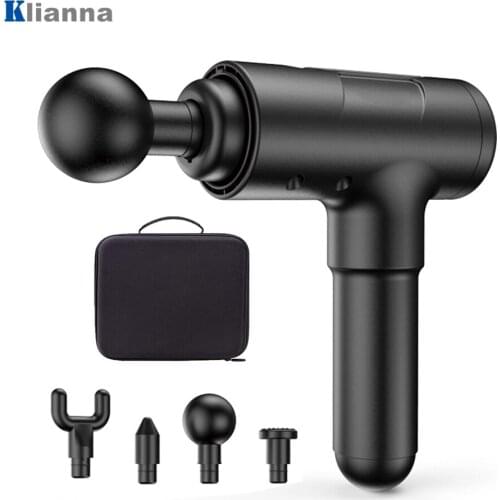 Fascia Gun Massage Gun Sport Therapy Deep Tissue Percussion Body Slimming Shaping Massager for Muscle Relax Gym Office Home