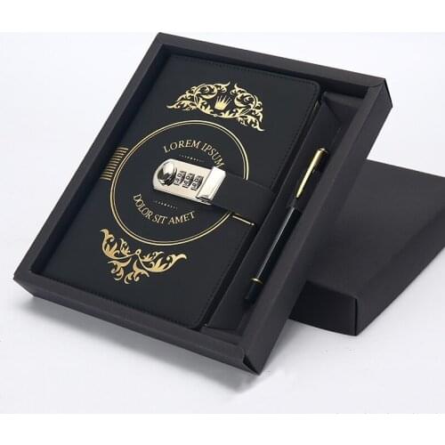 W44 Notepad Gift w19n Supplies Box White-collar Student Supply Travel n28 n50 Password Notebook Diary