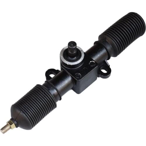 320mm Go Kart Professional Parts Metal Vehicle Accessories Steering Gear Pinion Assembly For Durable Solid Shaft Rack