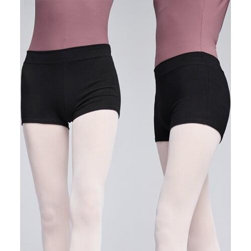 Comfort Cotton Black Ballet Dance Practice Shorts Women Girls Ladies Fitness Shorts Simple Fashion